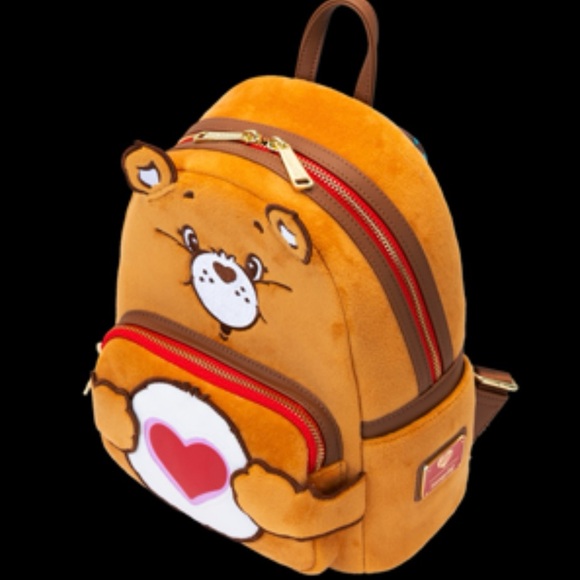 ⌛️6hrsale⌛️NWT Loungefly CareBears Tenderheart Bear Plush Light Up Glow Backpack - Picture 6 of 9